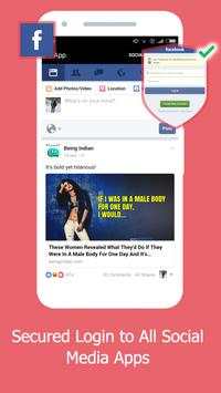 1-App: All Social Networking screenshot 2