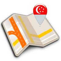 Map of Singapore offline logo