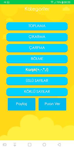 Matematik Oyunları screenshot 1