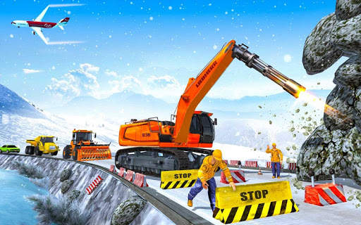Snow Excavator Shooting Simulator: Rescue Missions screenshot 1