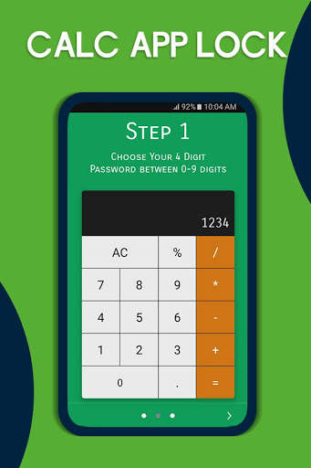 Calc App Lock 1 تصوير الشاشة