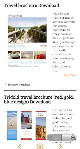 Free Brochures Office Templates 2 تصوير الشاشة