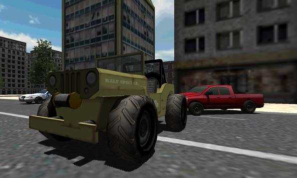 Military Jeep Driving In Snow screenshot 1