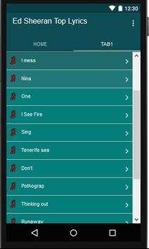 Ed Sheeran Music player screenshot 6