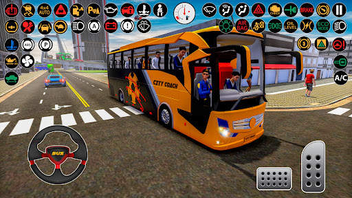 Coach Bus Driver- Bus Games 3d 3 تصوير الشاشة