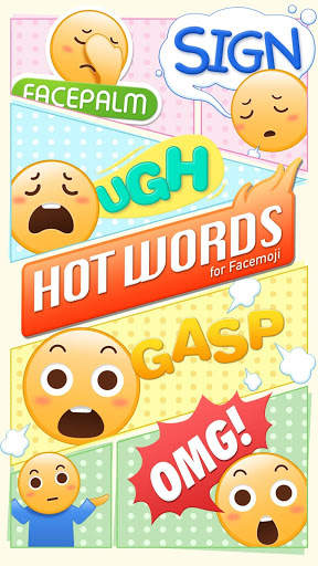 Cool hot words emoji sticker screenshot 1