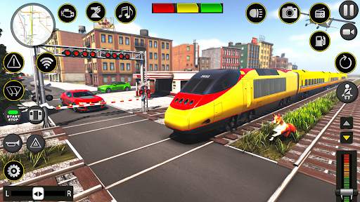 เมือง รถไฟ ซิม- เกมส์ 3 มิติ screenshot 3