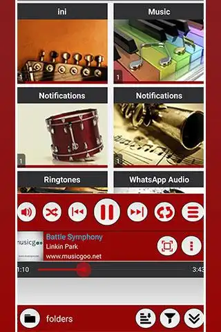 Mp3 player screenshot 1