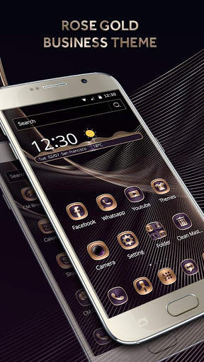 Rose gold business theme screenshot 6