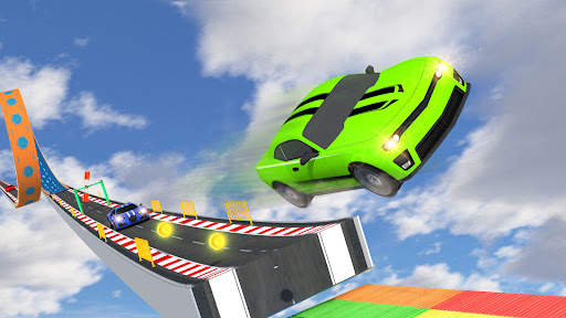 Racing Stunt Car Mustahil 3d screenshot 1