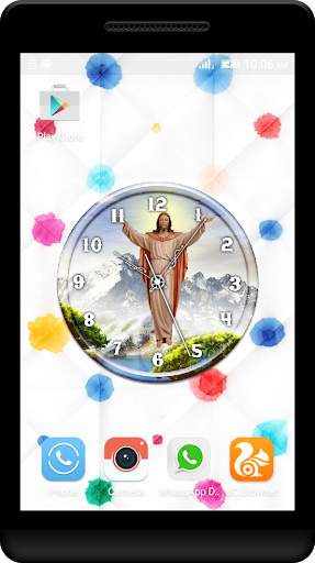 Jesus Clock Live Wallpaper screenshot 1