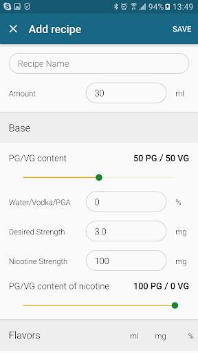 E-Liquid Recipes screenshot 3
