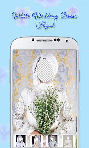White Wedding Dress Hijab screenshot 4