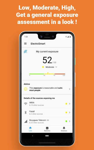 Detector o medidor EMF gratis - ElectroSmart screenshot 2