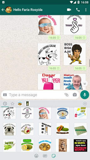 Stiker WA Lucu Keren Gokil Pentol WAStickerApps screenshot 8
