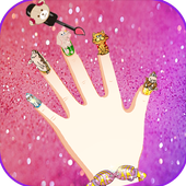 decorate the nails with pets Game icon