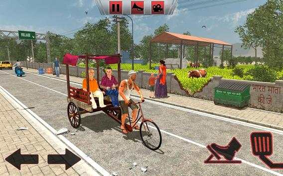 Off Road Cycle Rickshaw Driving Simulator screenshot 2