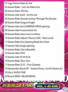 Lagu Kamen Rider Ex Aid screenshot 2