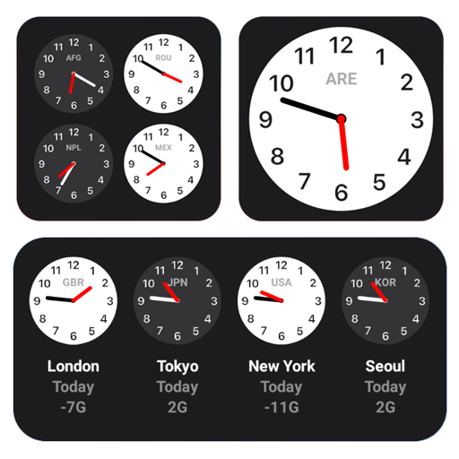 Clock Widget OS14 - Phone Widget icon