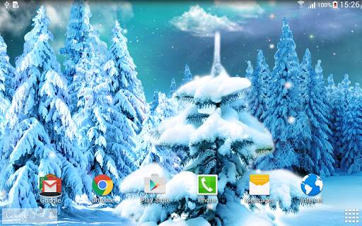 Winter Forest Live Wallpaper screenshot 5