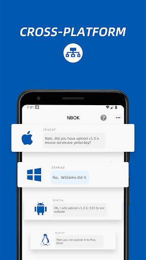 NBOK, Serverless LAN messenger screenshot 2