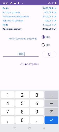 Kalkulator VAT brutto netto screenshot 5