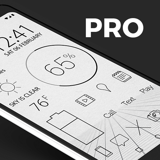 Lines Dark Pro - Icon Pack icon