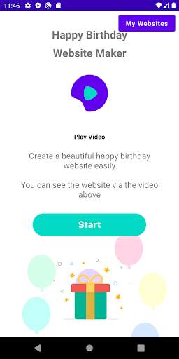 Happy Birthday Website Maker - Birthday App screenshot 1