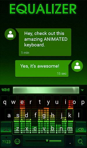 Equalizer Animated Keyboard screenshot 3