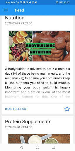 Vegan Bodybuilding App screenshot 1