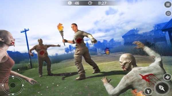 Dark Hunter Survival Days : Zombie Shooting Game screenshot 2