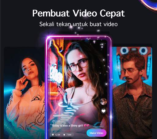 Vibe - Pembuat Video Musik, Efek, Sangat Gampang screenshot 1