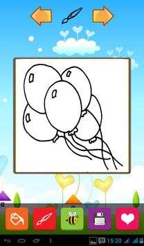Birthday Coloring Games screenshot 1