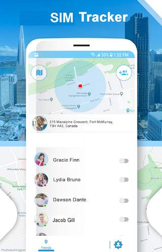 सिम लोकेशन - Sim Location screenshot 1