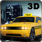 City Taxi Car Duty Driver 3D icon