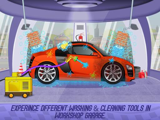 Kids Sports Car Wash Cleaning Garage screenshot 1