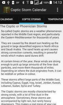 Coptic Storm Calendar screenshot 1