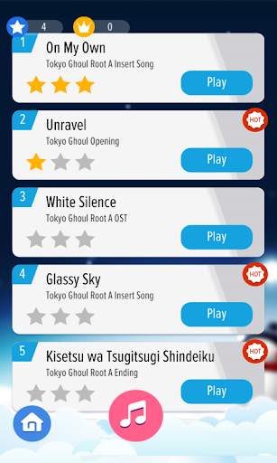 Anime Piano Tokyo Ghoul screenshot 2