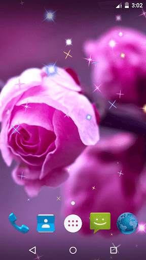 Pink Roses Live Wallpaper screenshot 4