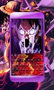 Monkey D  Luffy Keyboard Theme screenshot 2