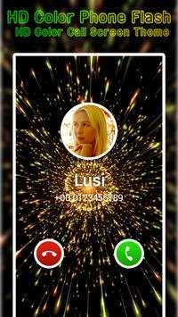 HD Color Phone Flash - HD Color Call Screen Theme screenshot 4