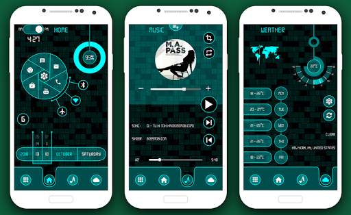 Snappy Launcher 2021 - hi-tech launcher theme screenshot 3
