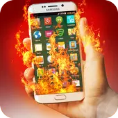 ikon Screen On Fire Prank