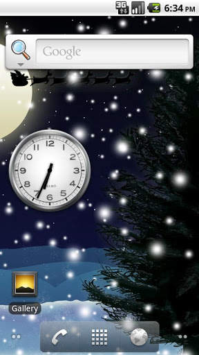 A Snow Flurry Live Wallpaper screenshot 1