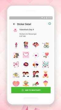 Romantic Love Stickers for Messenger WAStickerApps screenshot 3