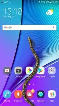 Snake On Screen 3D Pro - Snake in Phone Funny Joke screenshot 1