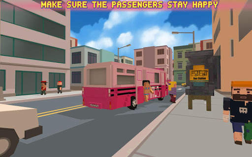 Bus Simulator City Craft screenshot 2