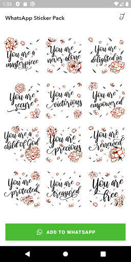 WAStickerApps - Your Identity in Christ WhatsApp screenshot 2