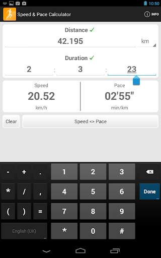 Speed & Pace Calculator screenshot 5