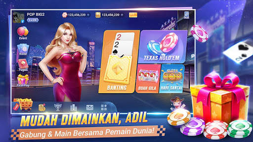 POP Big2 — Capsa Banting poker screenshot 1
